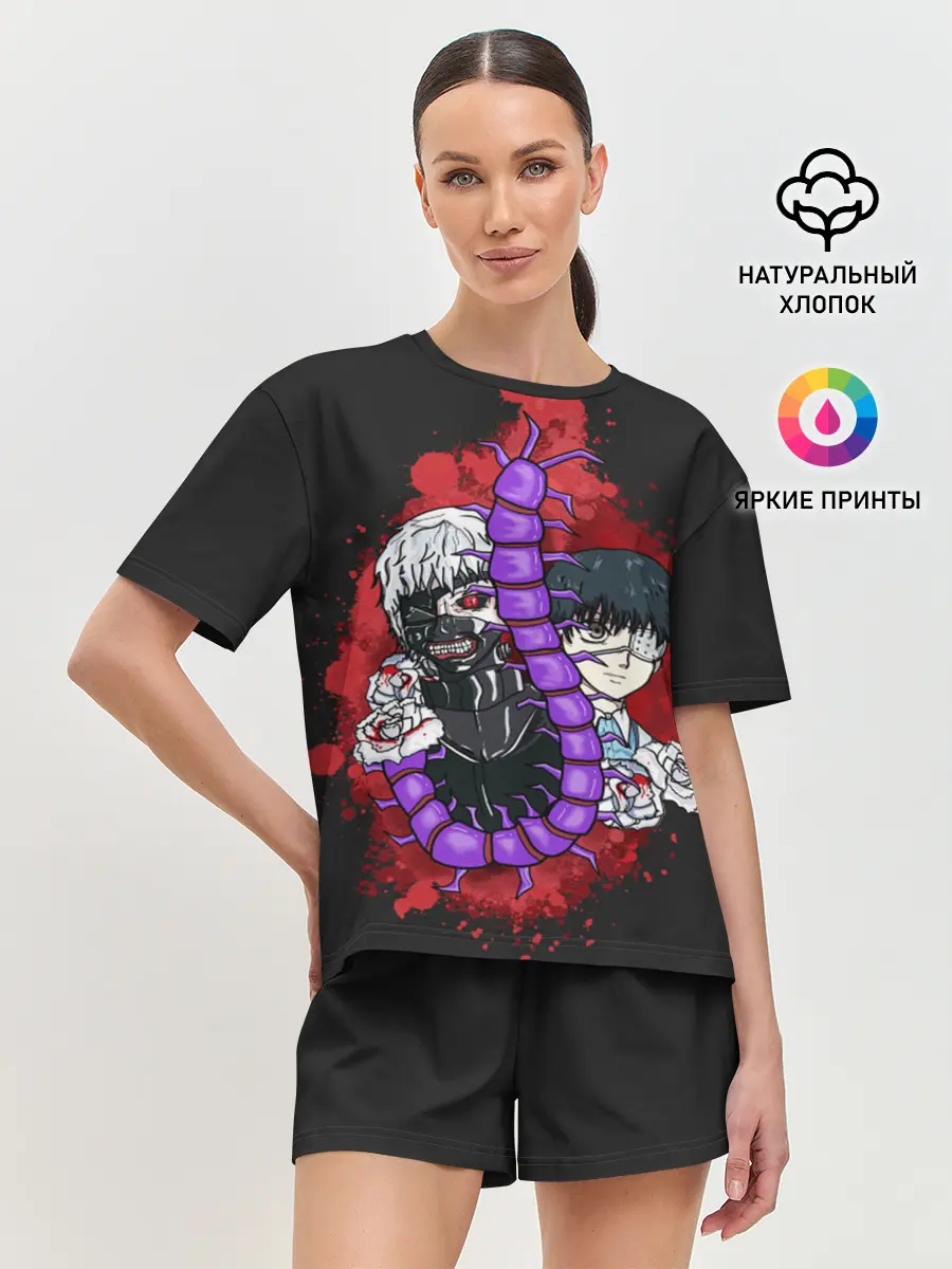 Женская пижама с шортами / Токийский гуль