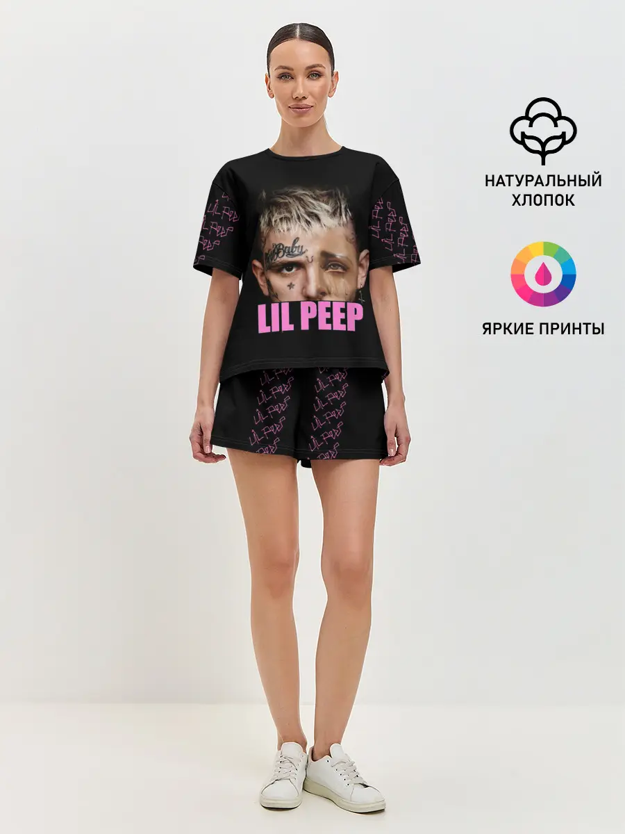 Женская пижама с шортами / Lil Peep