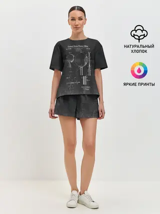 Женская пижама с шортами / настольный теннис