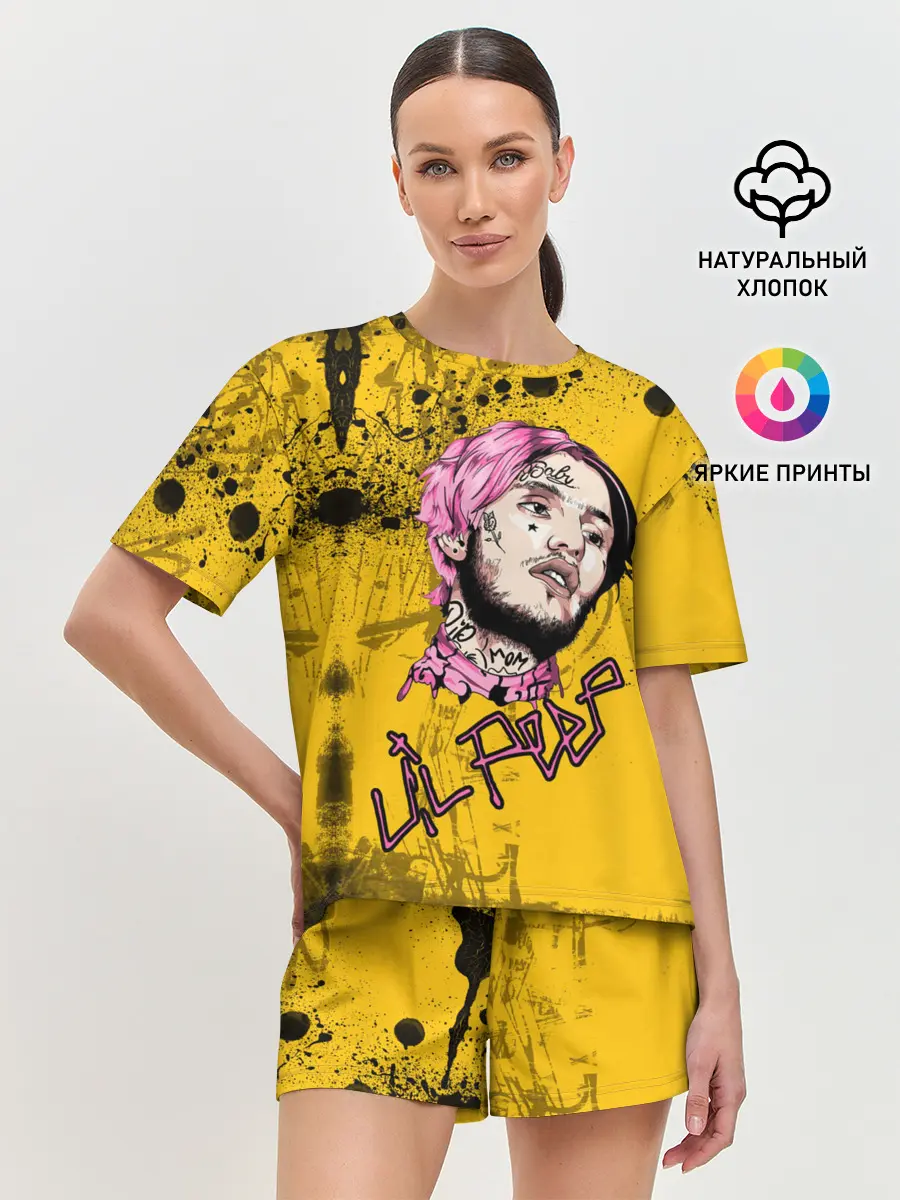 Женская пижама с шортами / Lil Peep