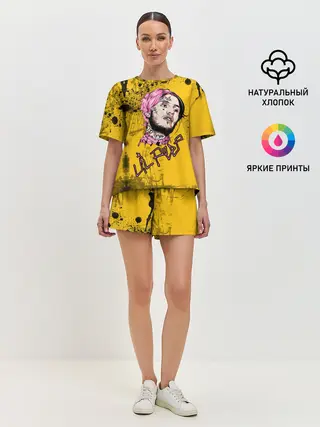 Женская пижама с шортами / Lil Peep