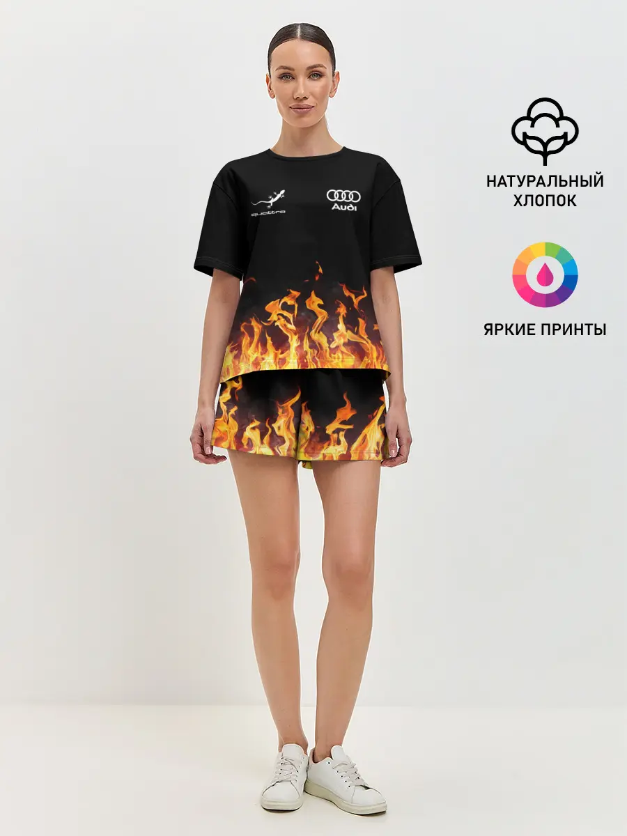 Женская пижама с шортами / Audi Ауди