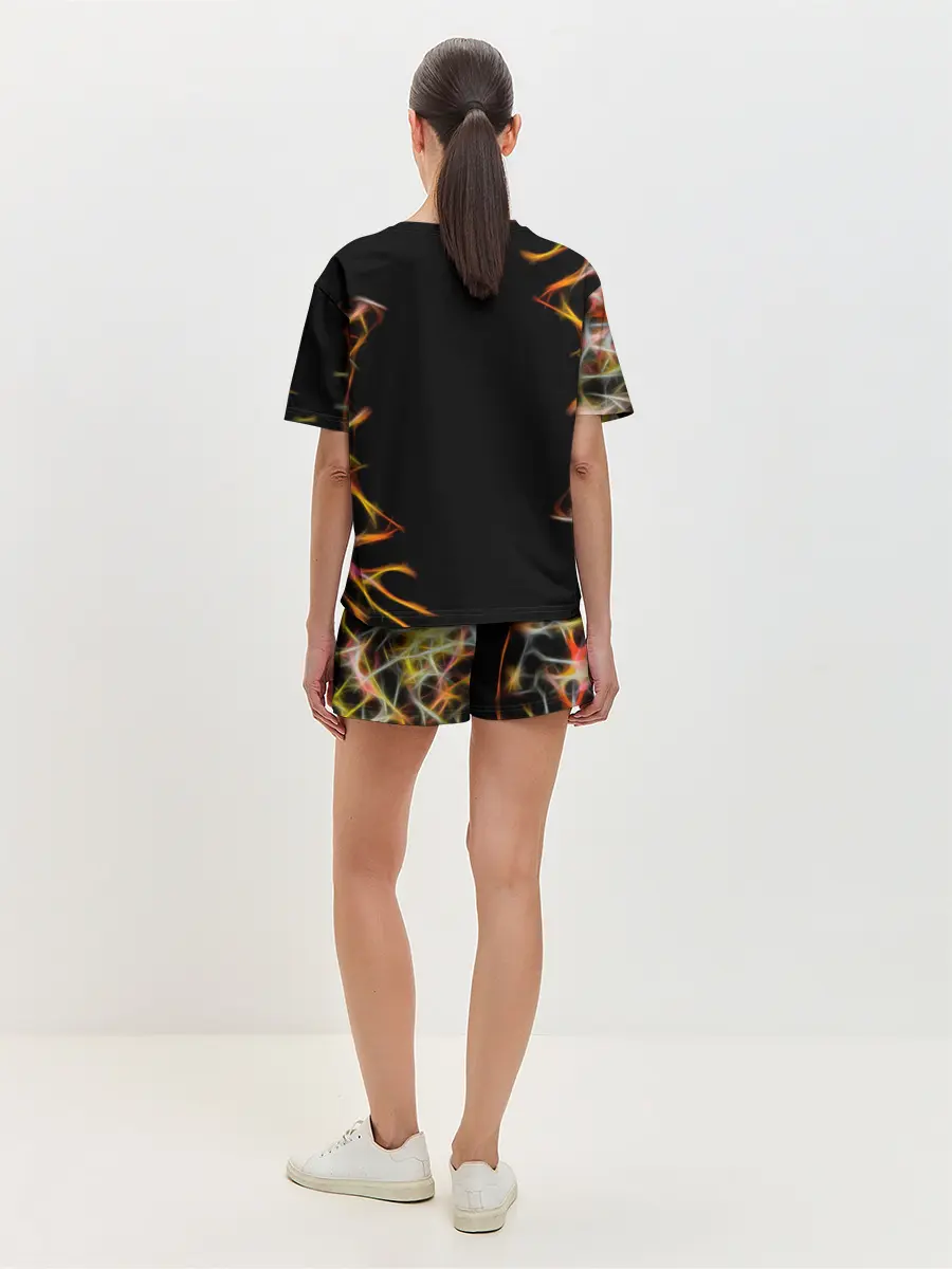 Женская пижама с шортами / медуза