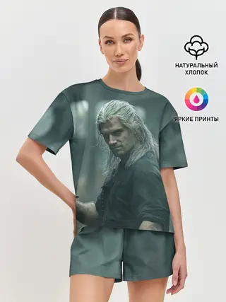 Женская пижама с шортами / Ведьмак Геральт