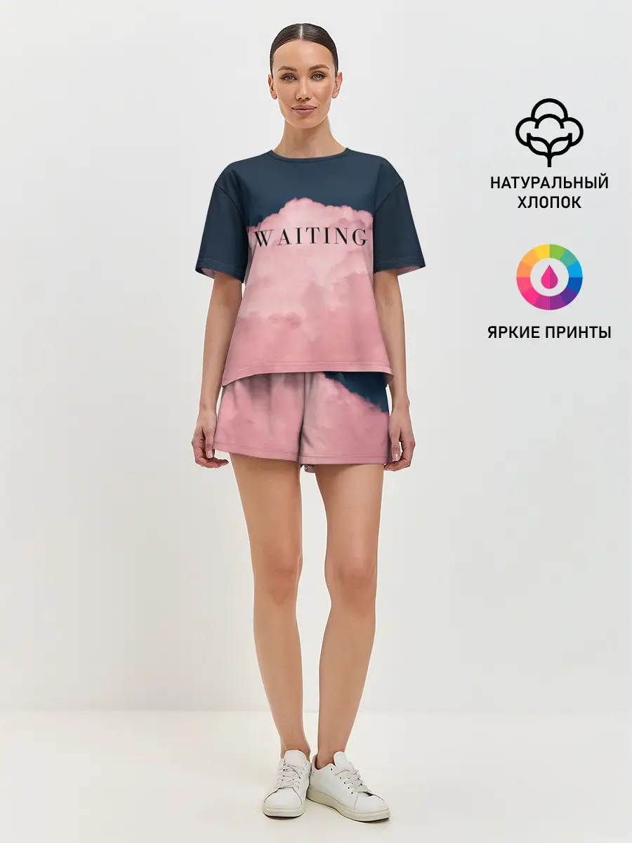 Женская пижама с шортами / WAITING