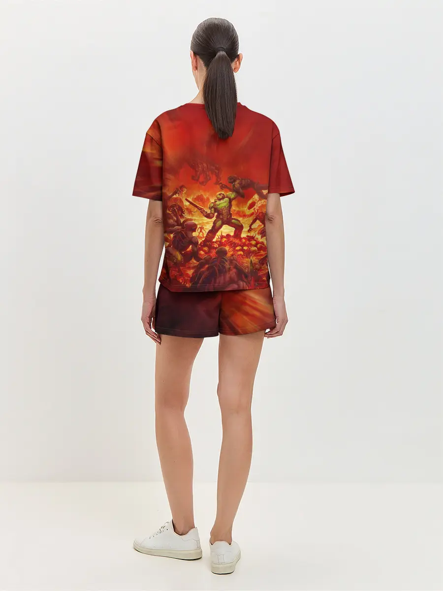 Женская пижама с шортами / DOOM