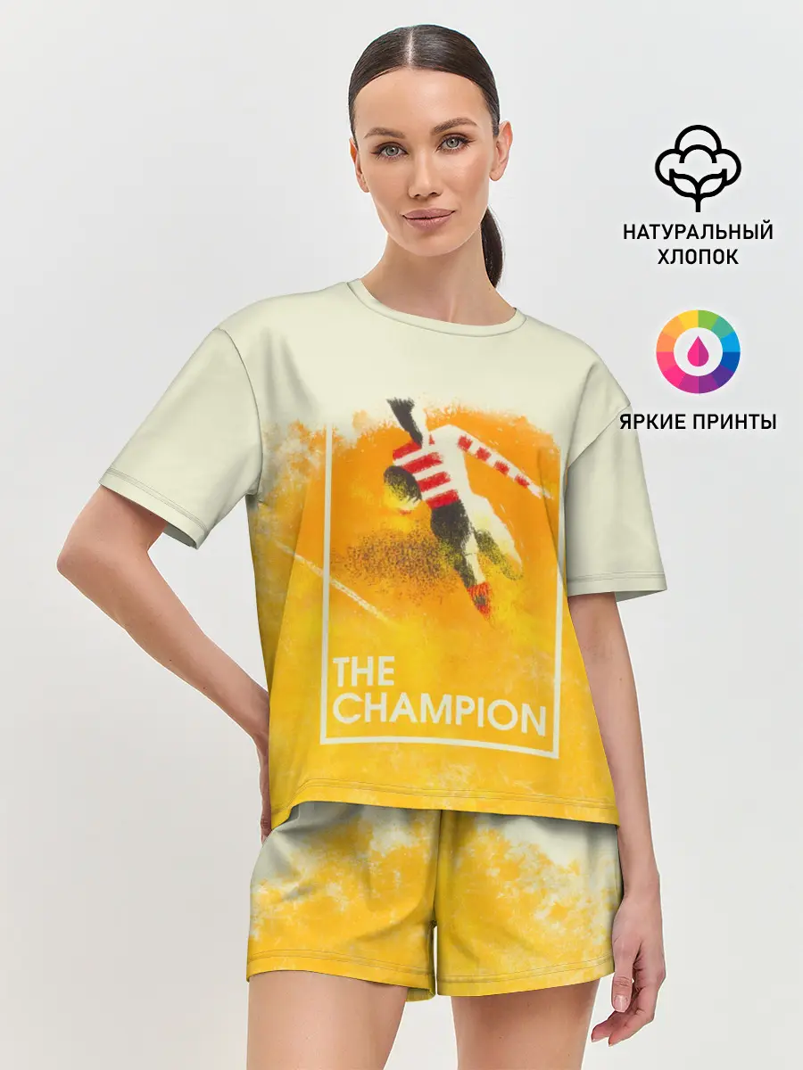 Женская пижама с шортами / Регби. The Champion