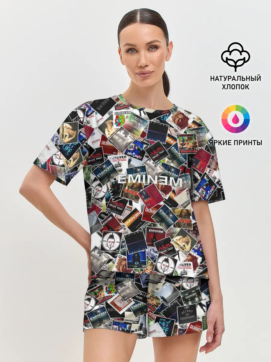 Женская пижама с шортами / Дискография EMINEM