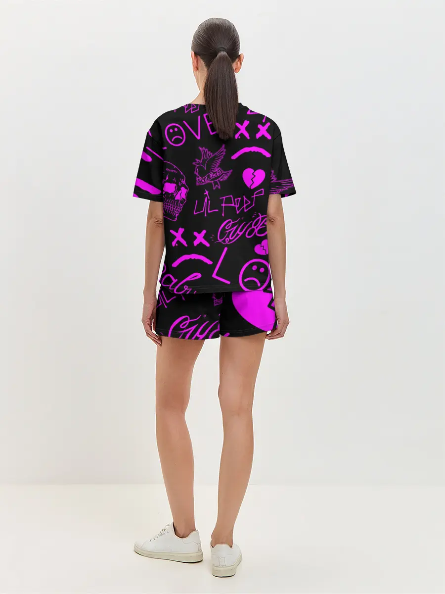 Женская пижама с шортами / Lil Peep