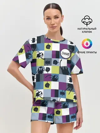 Женская пижама с шортами / Время приключений