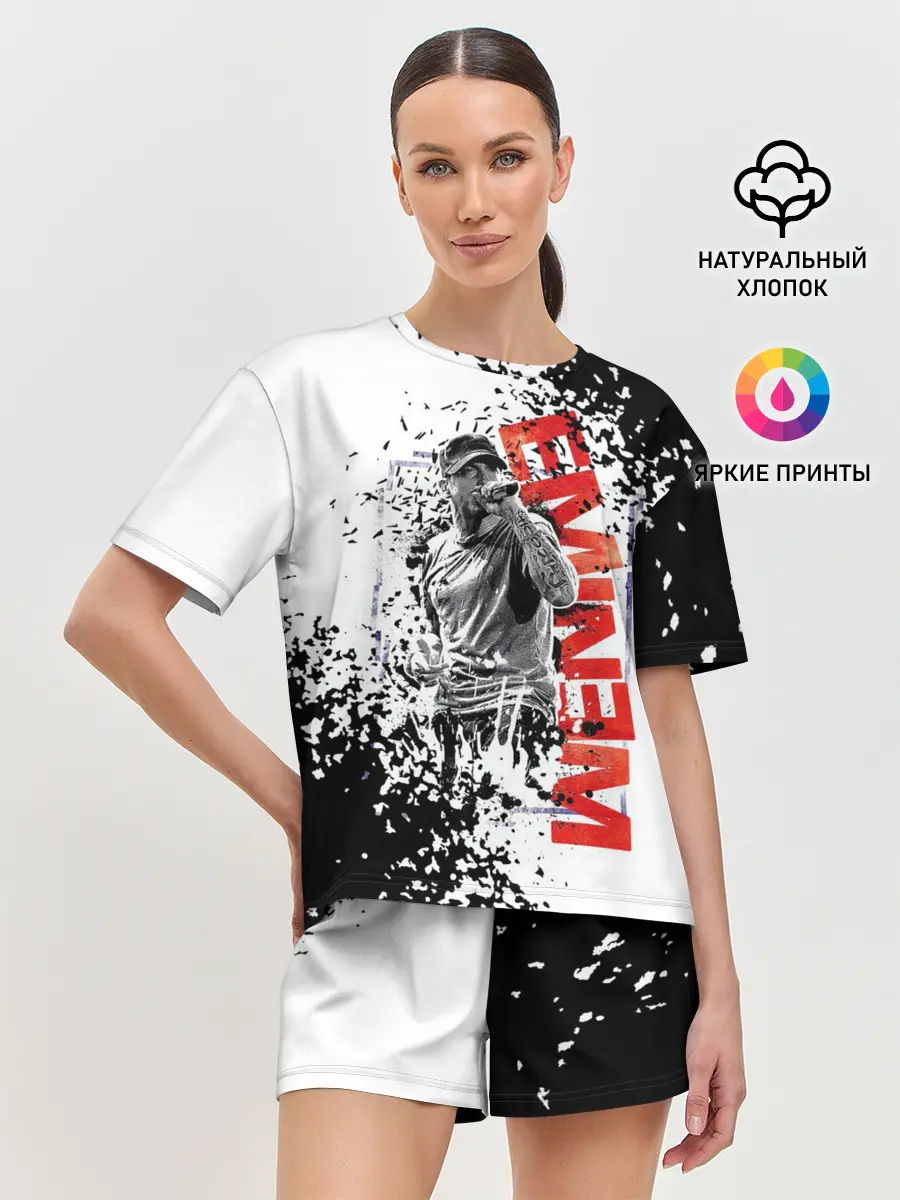 Женская пижама с шортами / EMINEM.