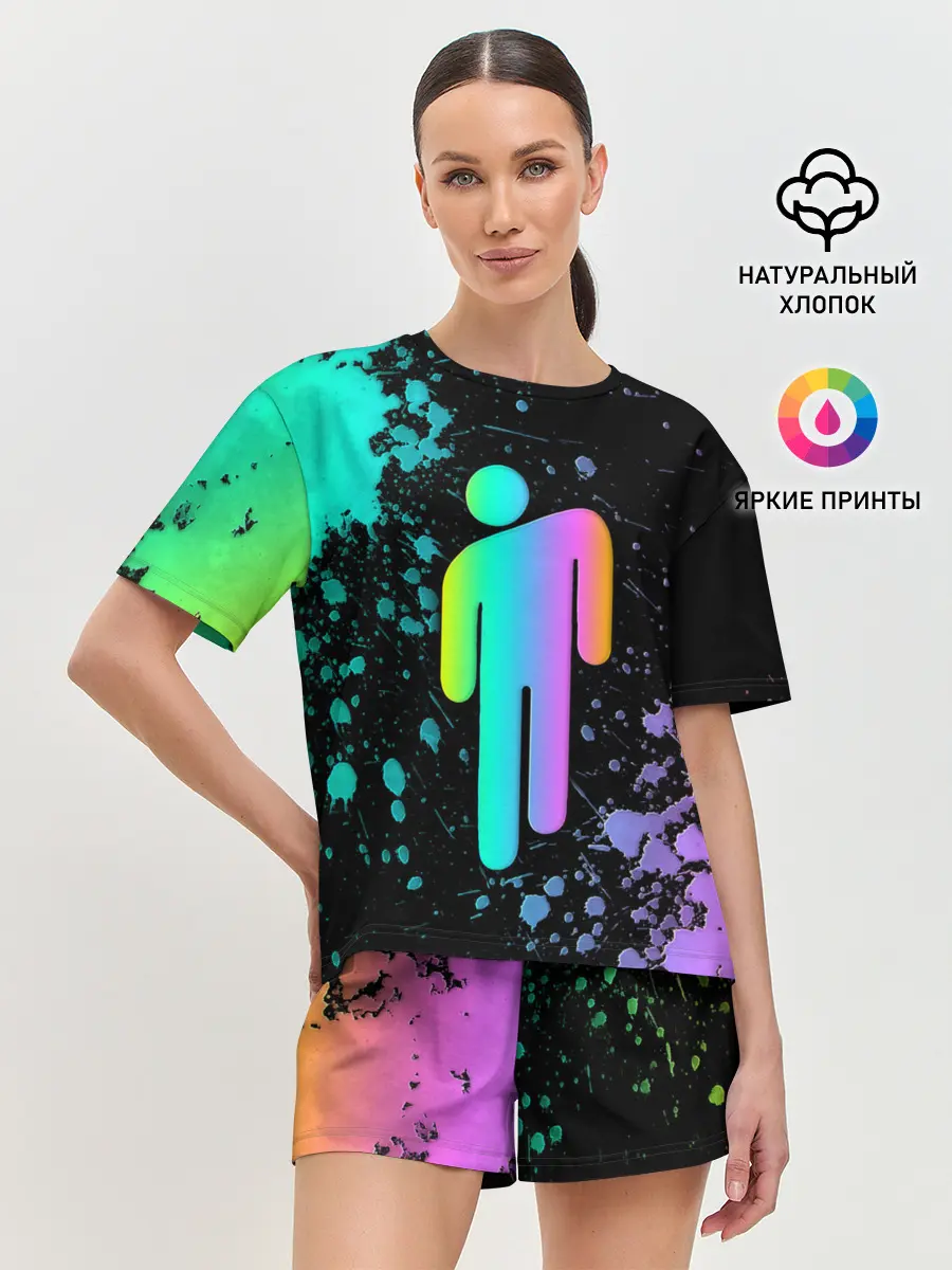 Женская пижама с шортами / BILLIE EILISH