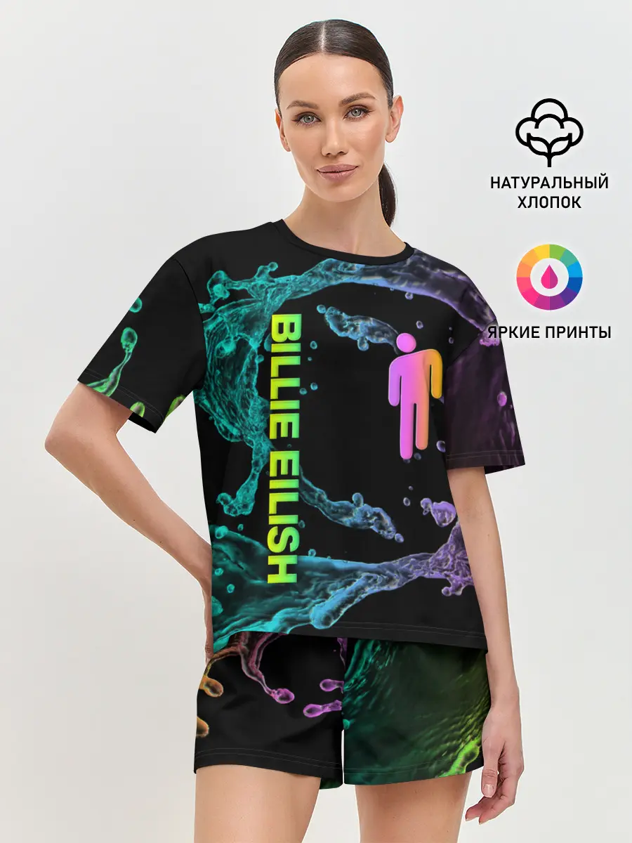 Женская пижама с шортами / BILLIE EILISH