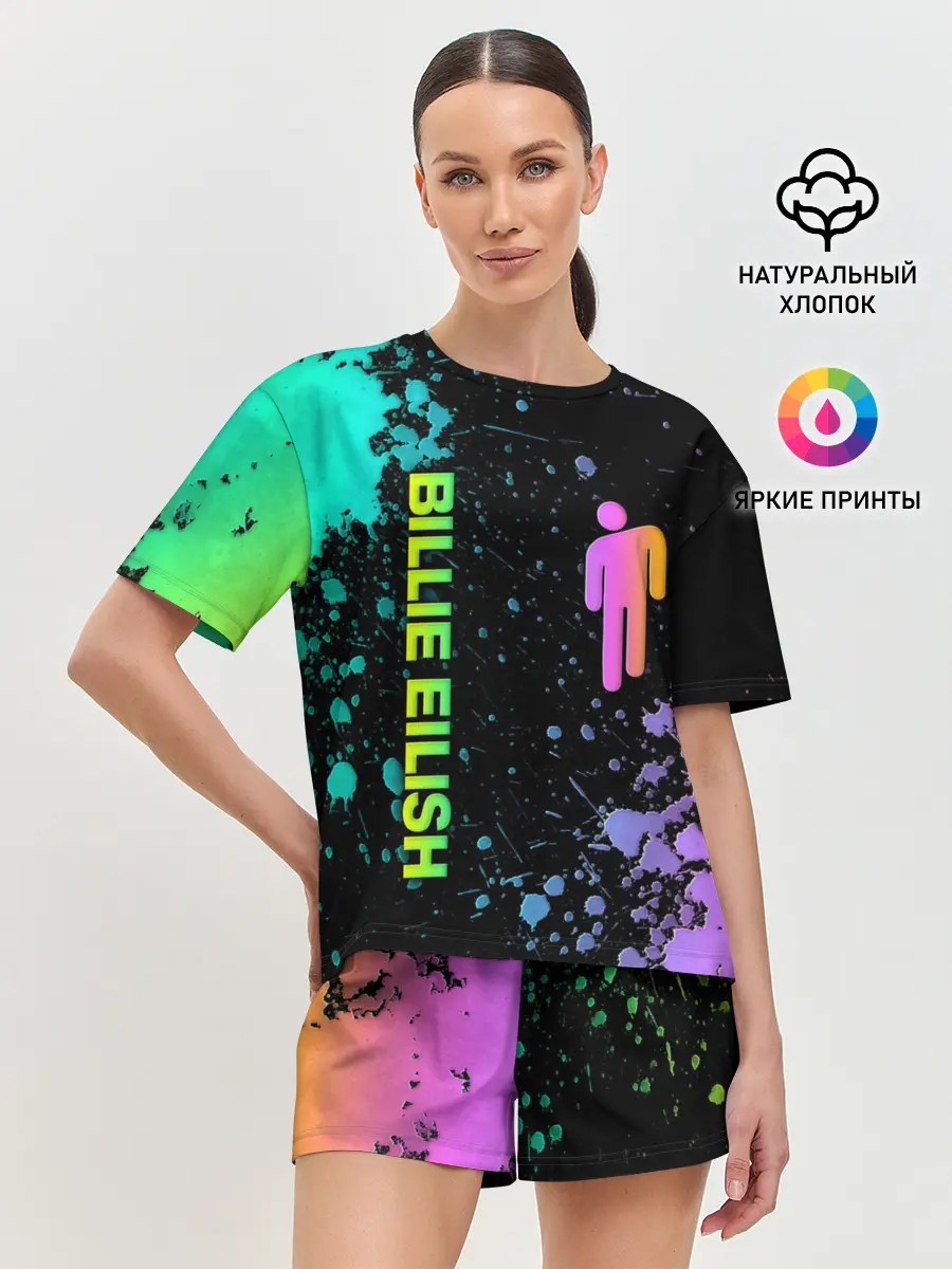 Женская пижама с шортами / BILLIE EILISH