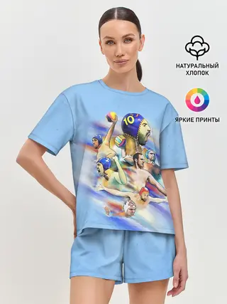 Женская пижама с шортами / Water polo players