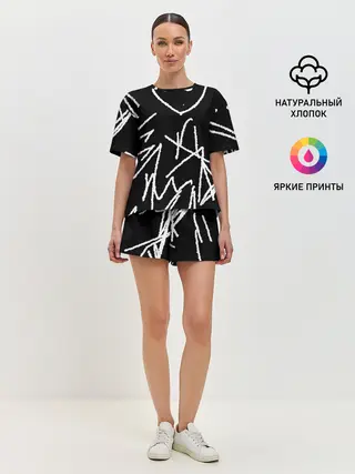 Женская пижама с шортами / Schizophrenia