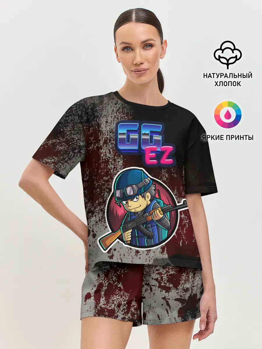 Женская пижама с шортами / GGEZ
