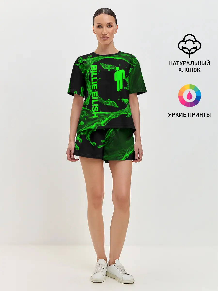 Женская пижама с шортами / BILLIE EILISH