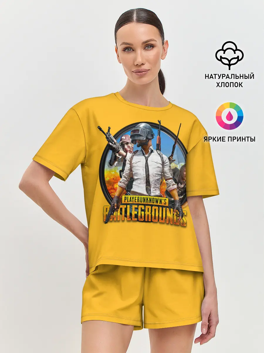 Женская пижама с шортами / PUBG