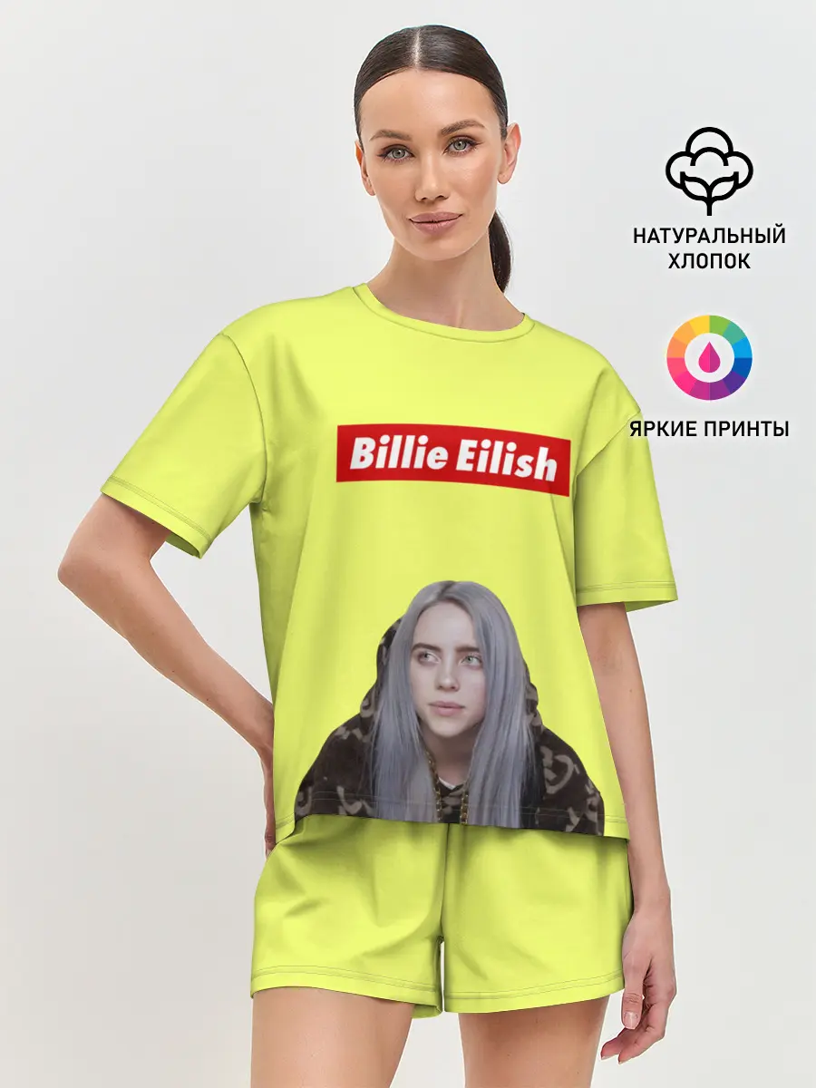 Женская пижама с шортами / BILLIE EILISH.