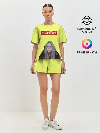 Женская пижама с шортами / BILLIE EILISH.