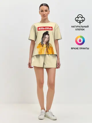 Женская пижама с шортами / BILLIE EILISH.