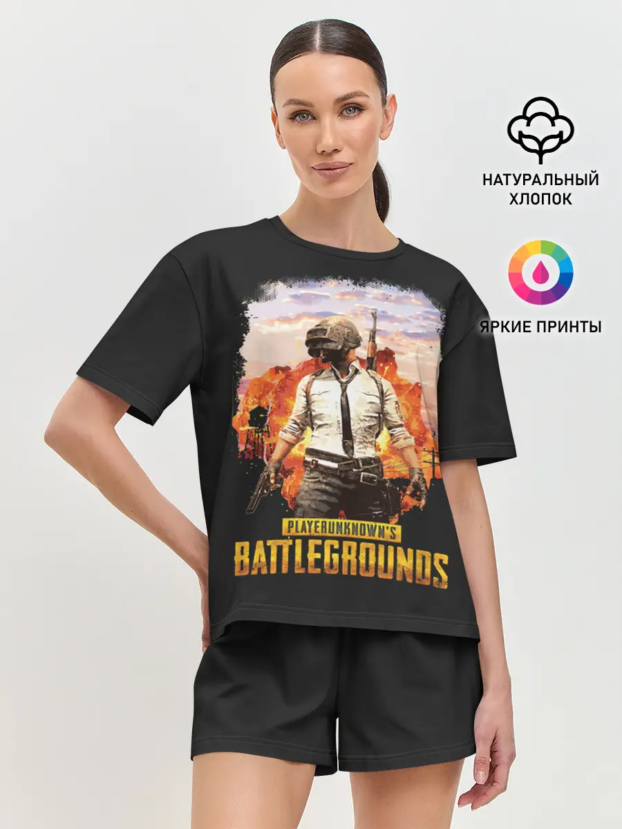 Женская пижама с шортами / PUBG