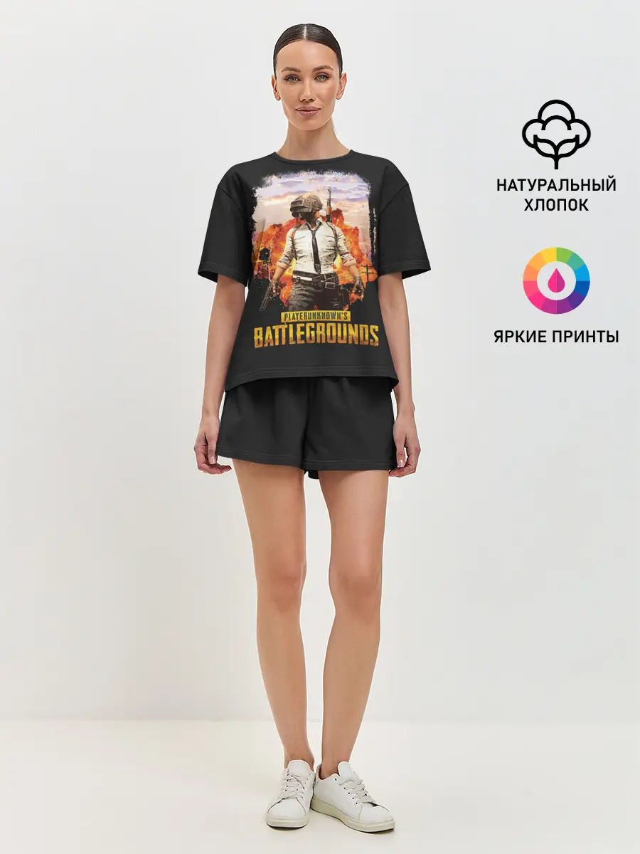 Женская пижама с шортами / PUBG