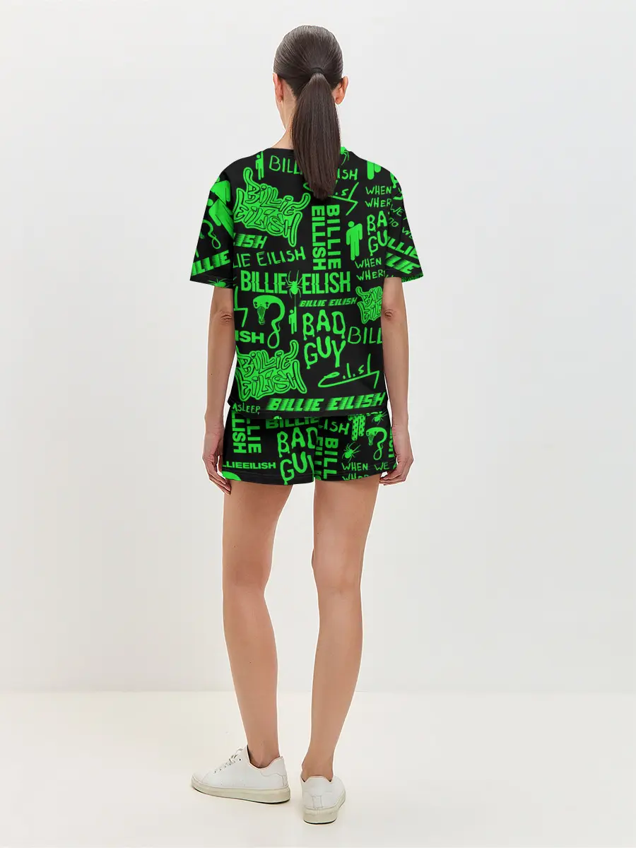 Женская пижама с шортами / BILLIE EILISH.