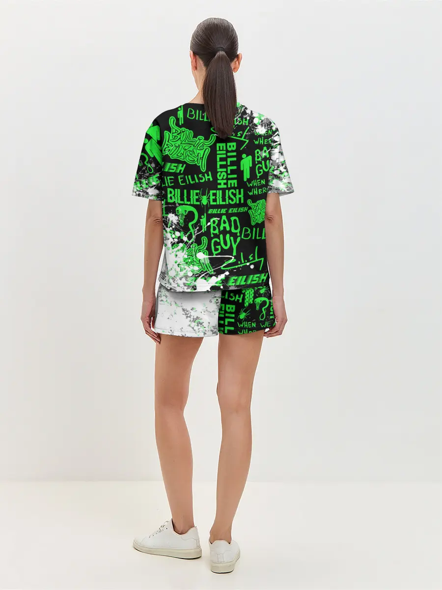 Женская пижама с шортами / BILLIE EILISH.