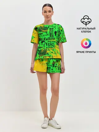 Женская пижама с шортами / BILLIE EILISH.