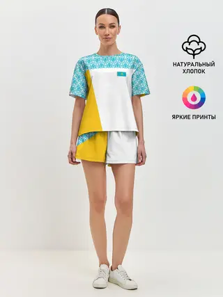 Женская пижама с шортами / Казахстан Форма