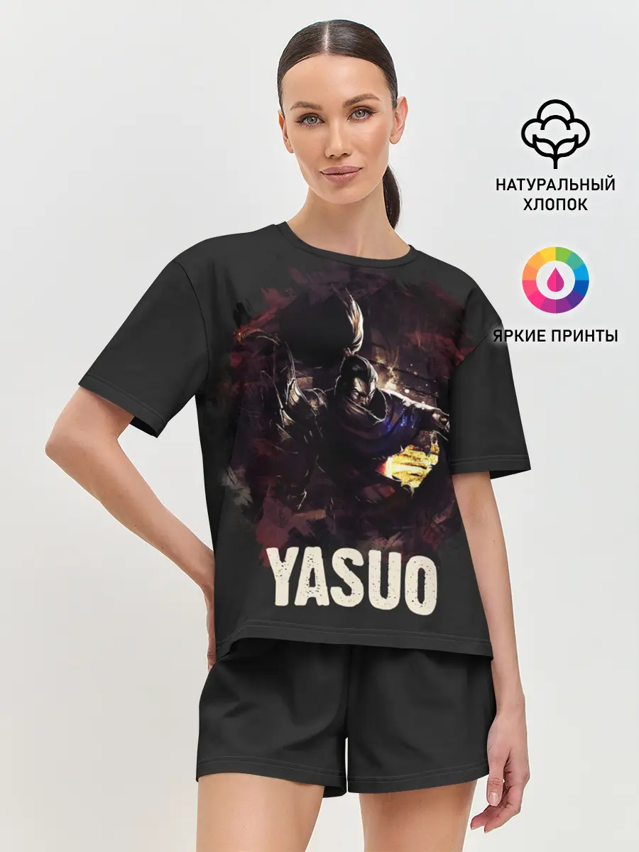 Женская пижама с шортами / Yasuo