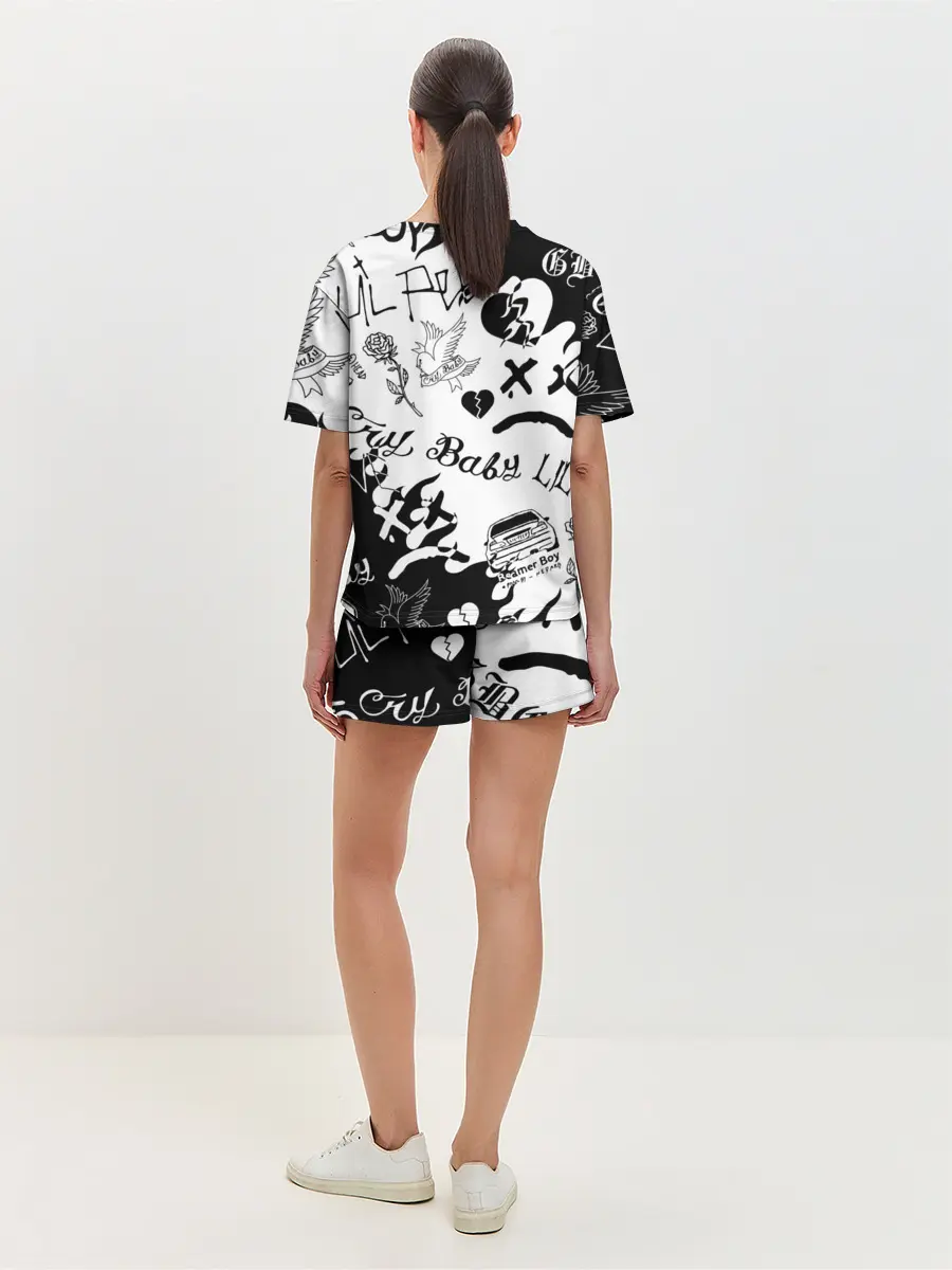 Женская пижама с шортами / LIL PEEP | ЛИЛ ПИП