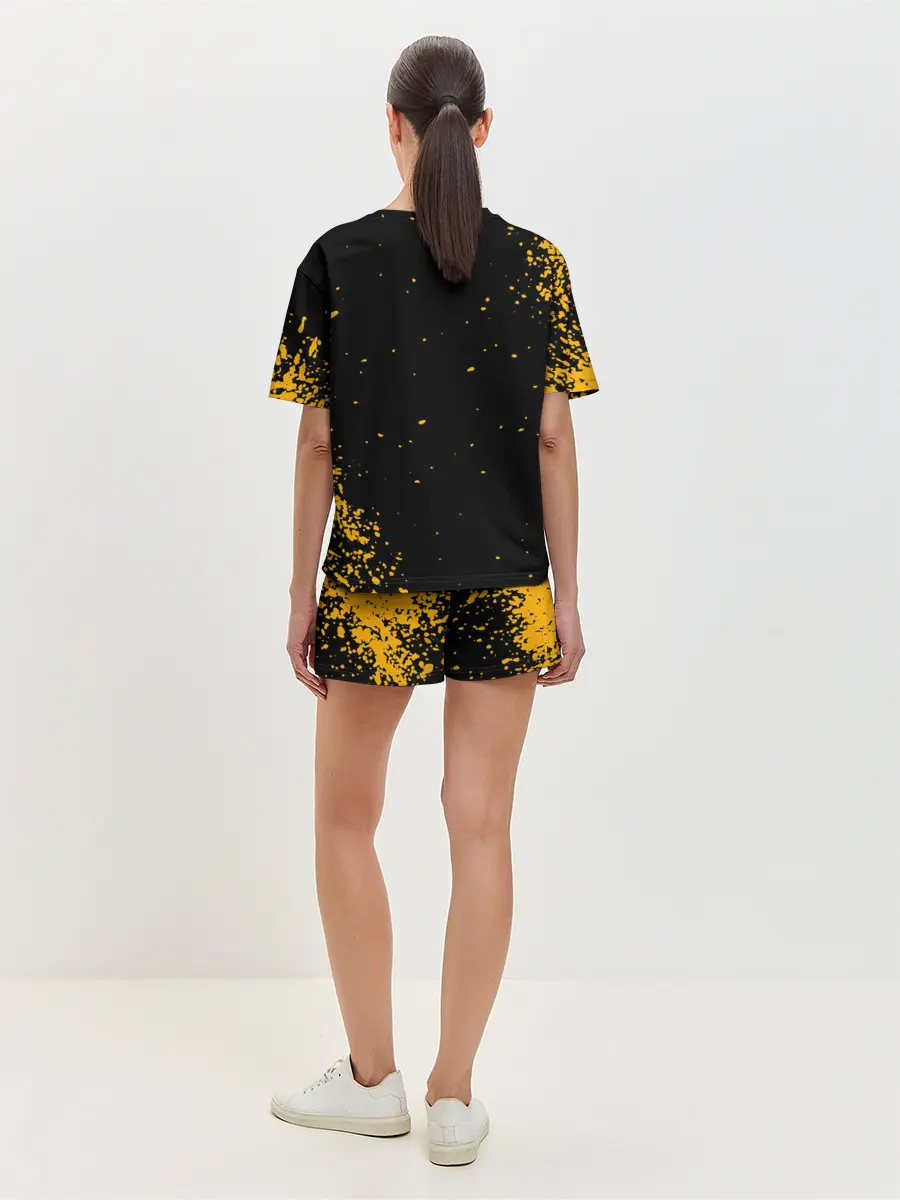 Женская пижама с шортами / КОРОНАВИРУС | nCoV