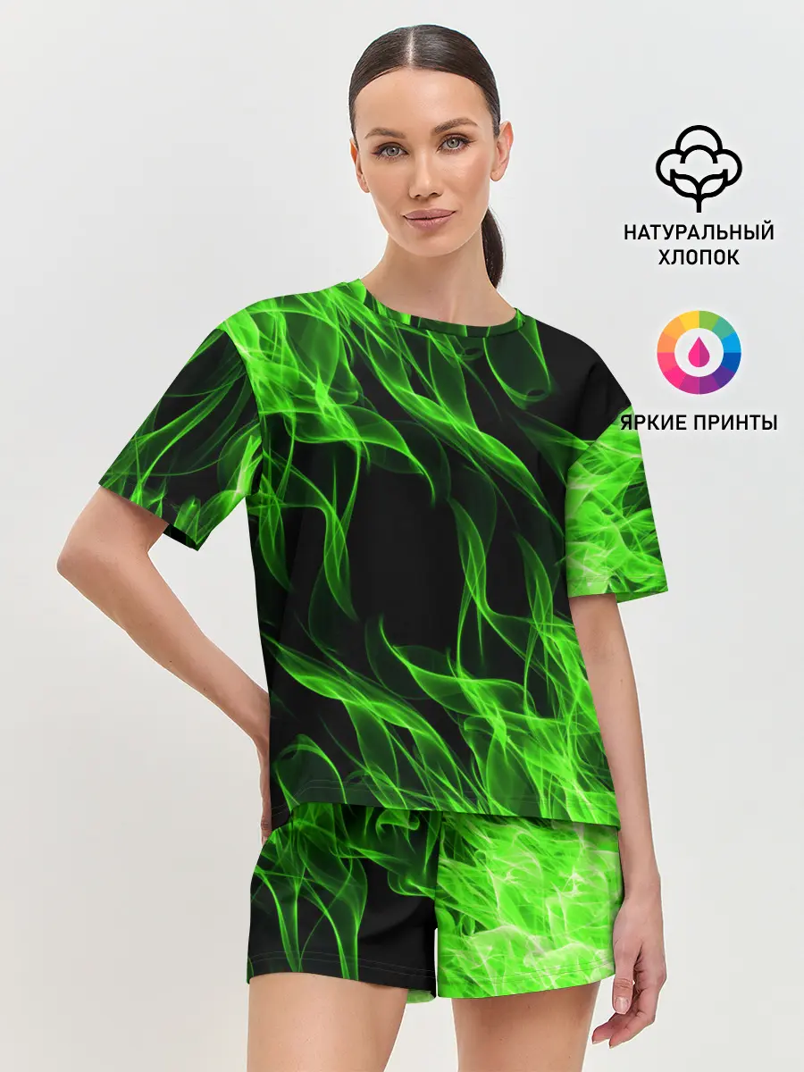 Женская пижама с шортами / TOXIC FLAME