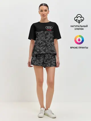 Женская пижама с шортами / AUDI | АУДИ