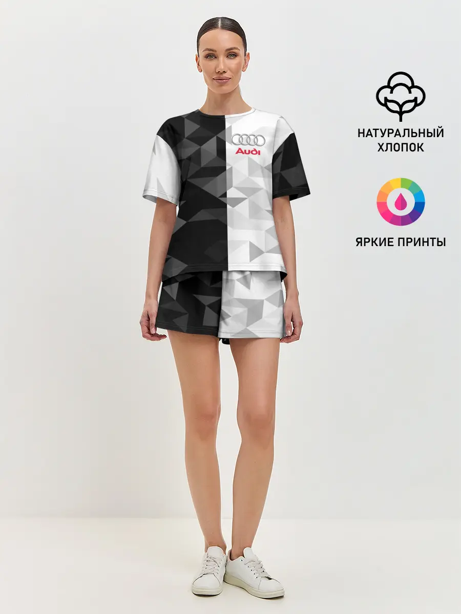 Женская пижама с шортами / AUDI | АУДИ