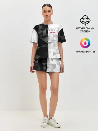 Женская пижама с шортами / AUDI | АУДИ