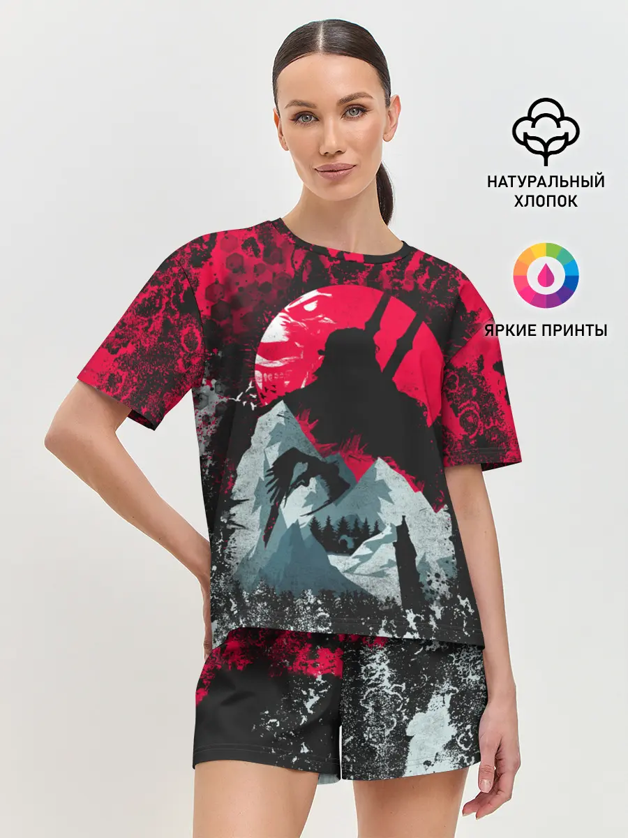 Женская пижама с шортами / Ведьмак