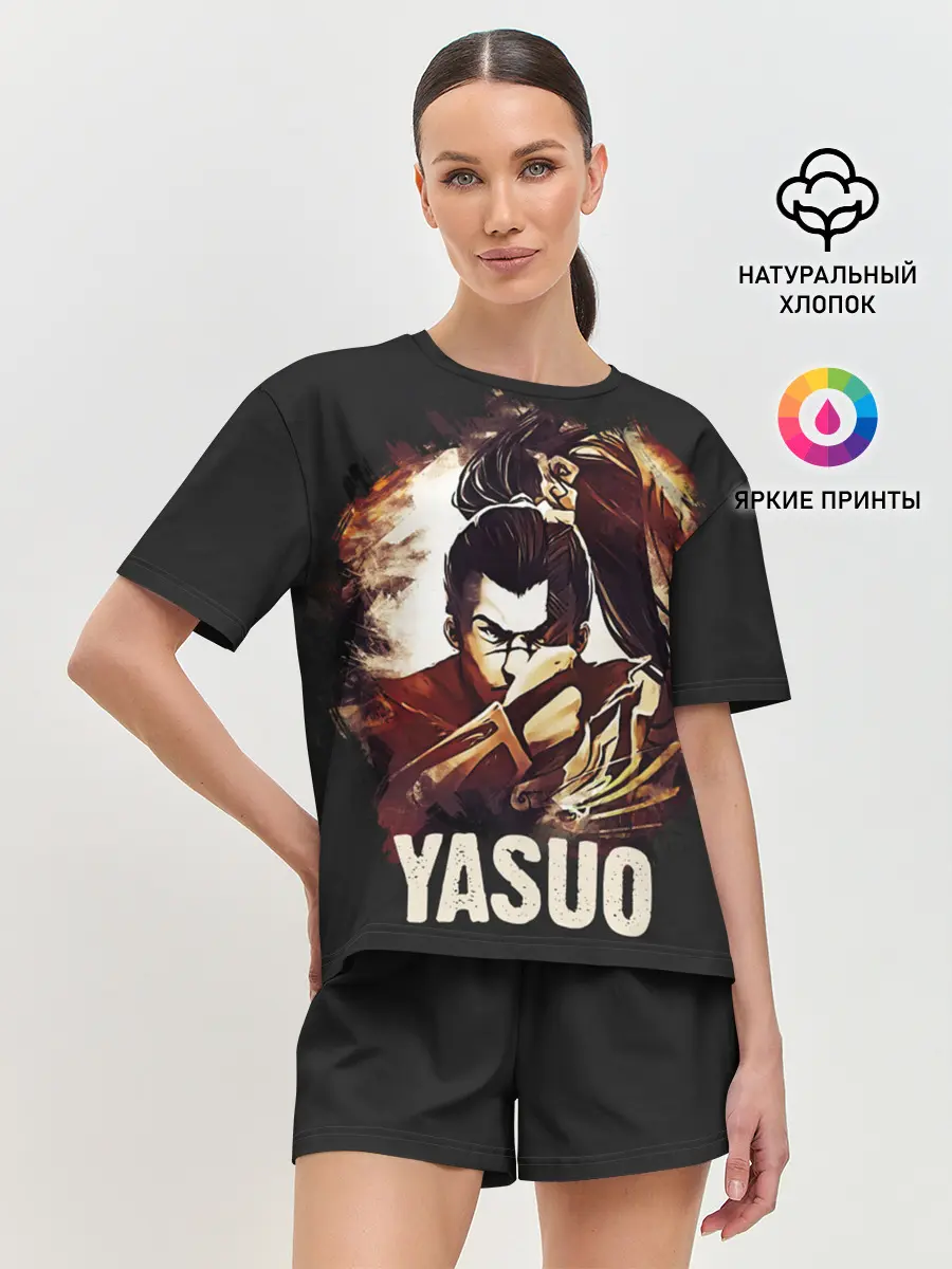 Женская пижама с шортами / Yasuo