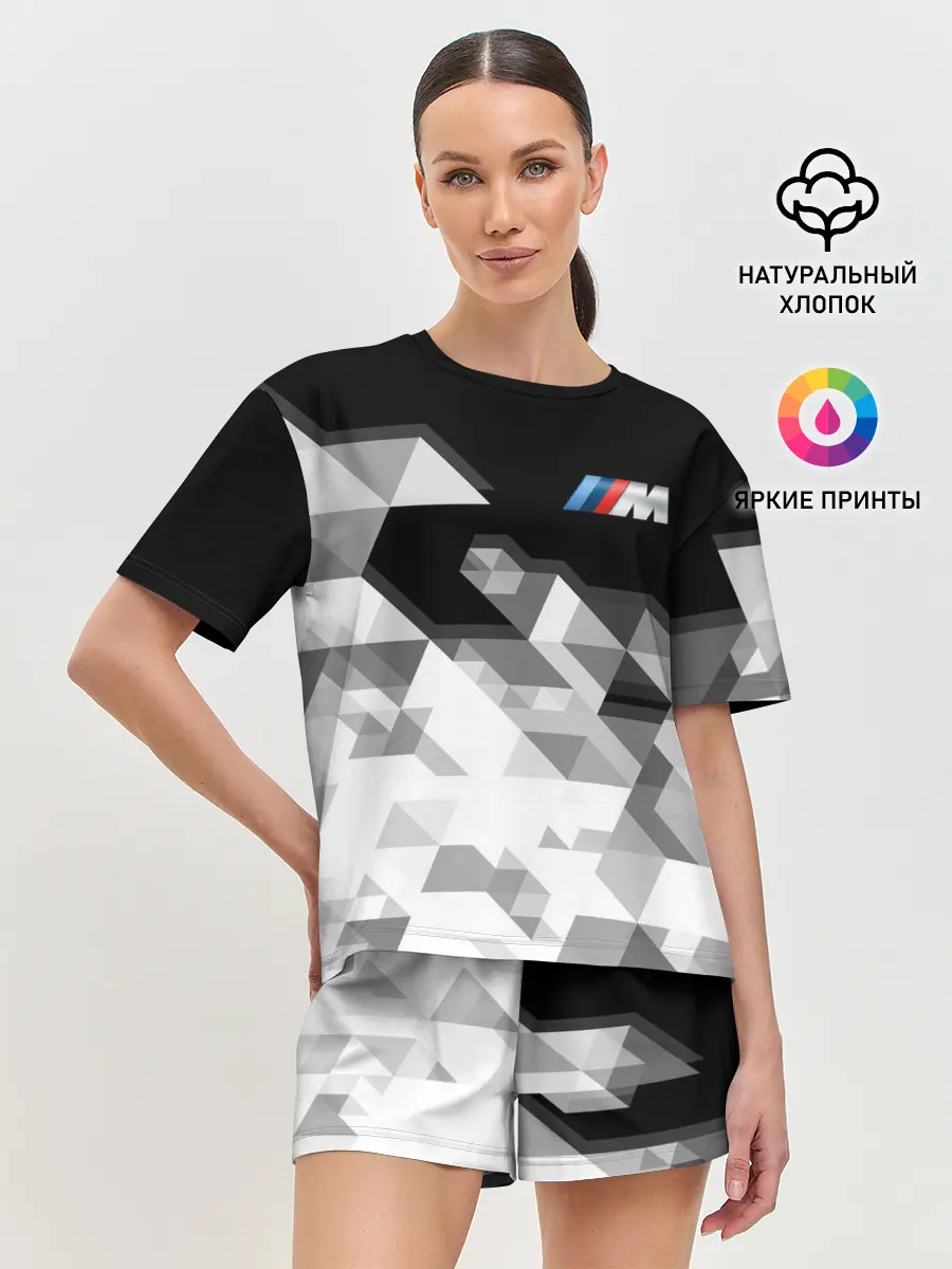 Женская пижама с шортами / BMW | БМВ