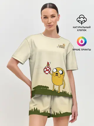 Женская пижама с шортами / Lunch time