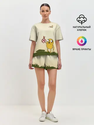 Женская пижама с шортами / Lunch time