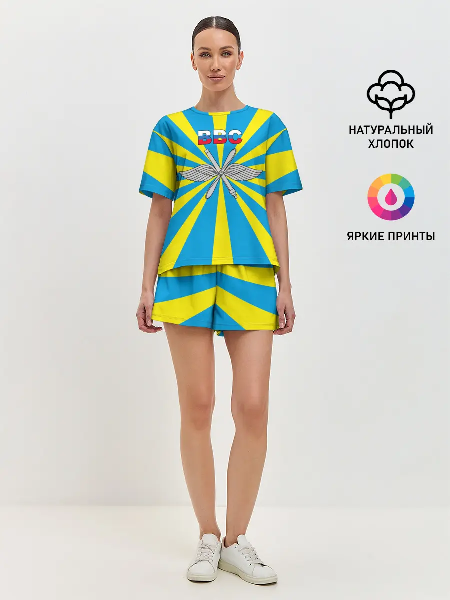 Женская пижама с шортами / Флаг ВВС