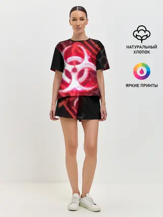 Женская пижама с шортами / Plague Inc ShB