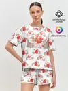 Женская пижама с шортами / Котики
