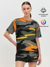 Женская пижама с шортами / КАМУФЛЯЖ АРМЕЙСКИЙ