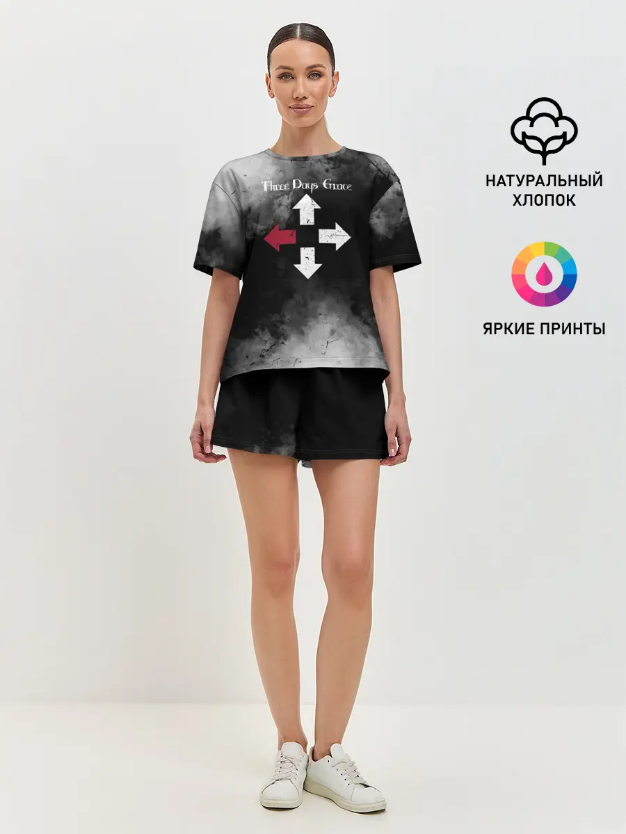 Женская пижама с шортами / Three Days Grace