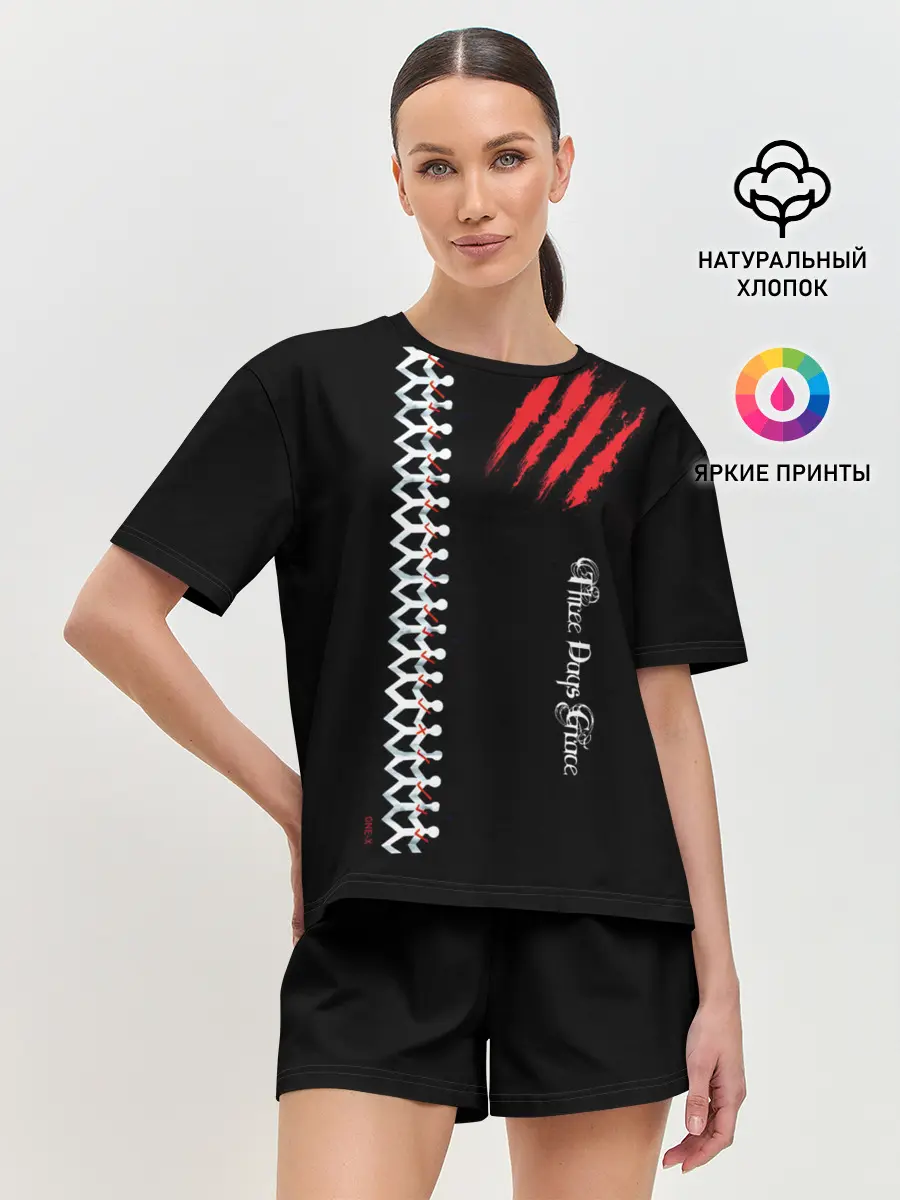 Женская пижама с шортами / Three Days Grace